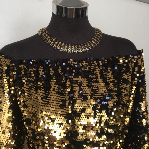 Carmelita Couture Sequin Romper EUC - Picture 5 of 7